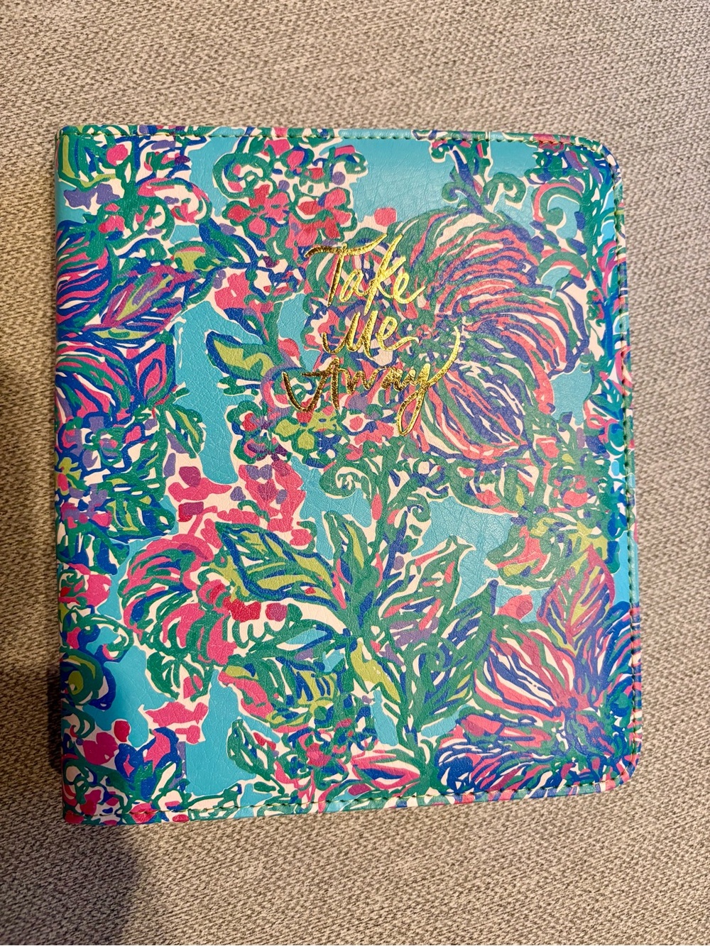 Lilly Pulitzer Take Me Away Zip Travel Journal